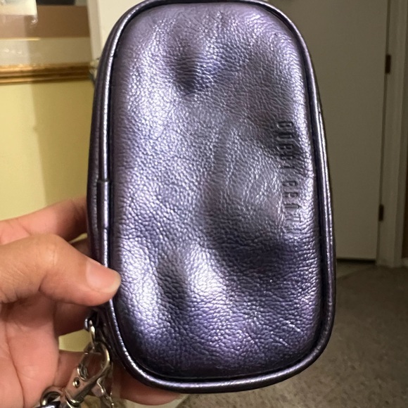 BOBBI BROWN mini wristlet dark blue pouch and white beaded coin porch. - Picture 5 of 16